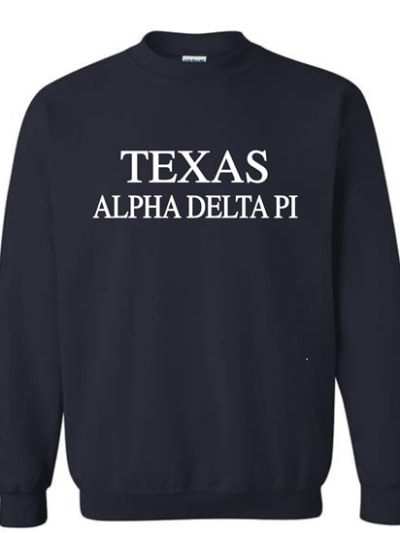 Navy Sweatshirt (Texas) - ADPi
