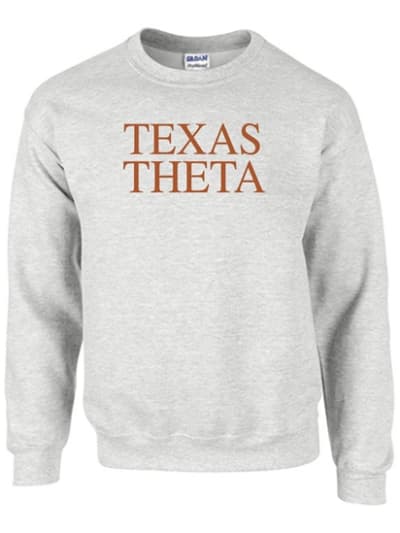 Grey Sweatshirt (Texas) - Theta