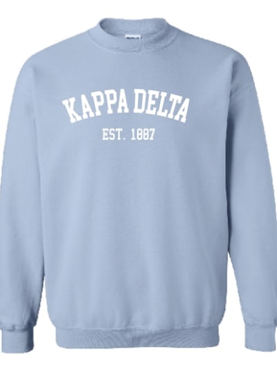 Lt. Blue Sweatshirt (Varsity)- KD