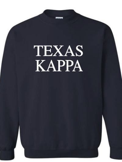 Navy Sweatshirt (Texas) - Kappa