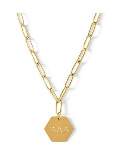 Paperclip Necklace - Tri Delta