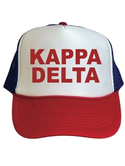 Kappa Delta Red-White-Blue Trucker