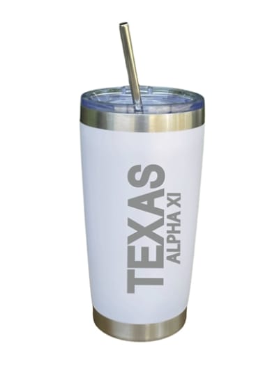 TEXAS Insulated 20 oz. Tumbler - Alpha Xi Delta