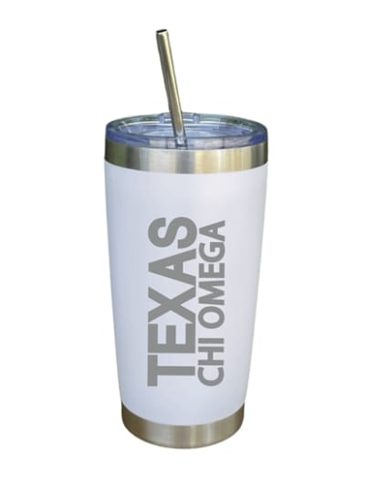 TEXAS Insulated 20 oz. Tumbler - Chi Omega