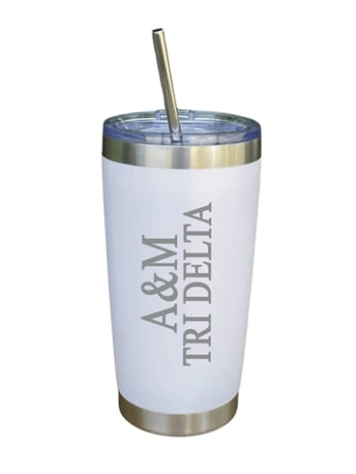 A&M Insulated 20 oz. Tumbler - Tri Delt