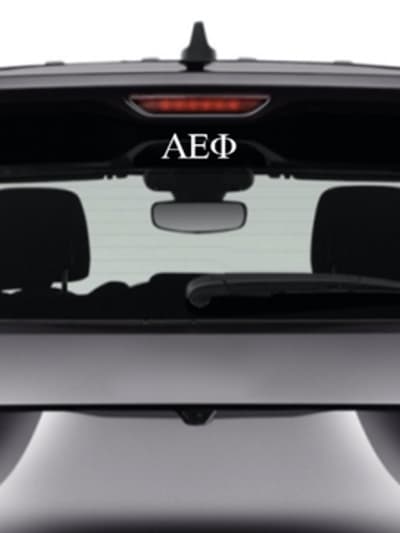 Alpha Epsilon Phi Car Decal