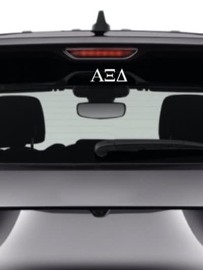 Alpha Xi Delta Car Decal