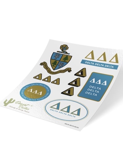 Traditional Stickers - Tri Delta