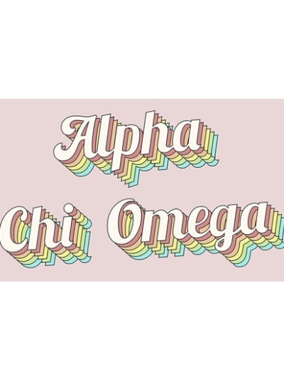 Retro Flag - Alpha Chi Omega