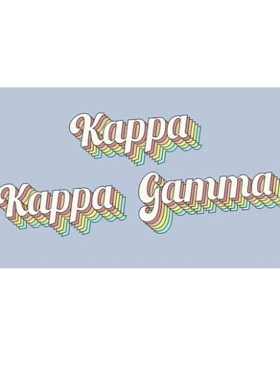 Retro Flag - Kappa Kappa Gamma
