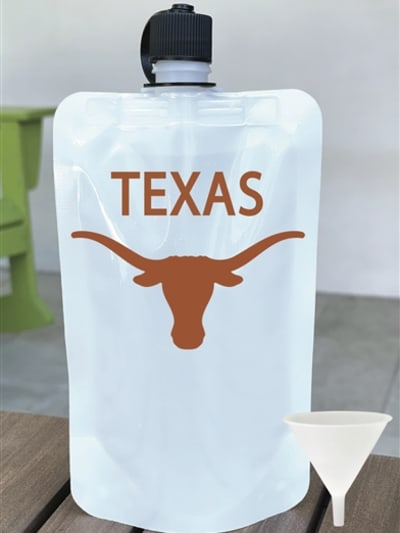 Longhorn 8oz Disposable Flask