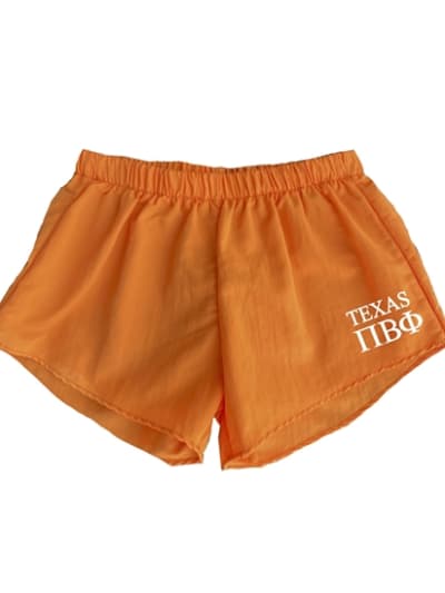 TEXAS- Orange Shorts - Pi Phi