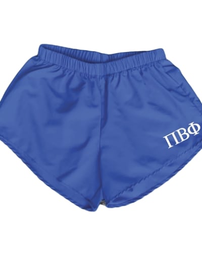 Blue Sorority Shorts - Pi Phi