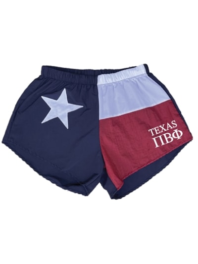 TEXAS- Texas Flag Shorts - Pi Phi