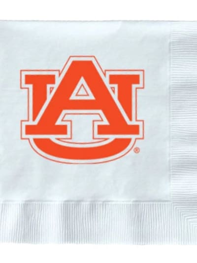 Auburn Beverage Napkins (Orange)