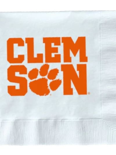 Clemson Beverage Napkins