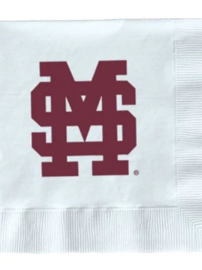 Mississippi State Beverage Napkins
