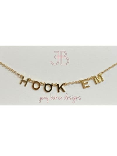 Hook em Chant Necklace