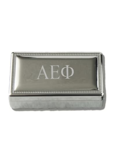 Silver Pin Box - Alpha Epsilon Phi