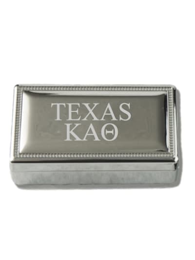 TEXAS Silver Pin Box - Theta