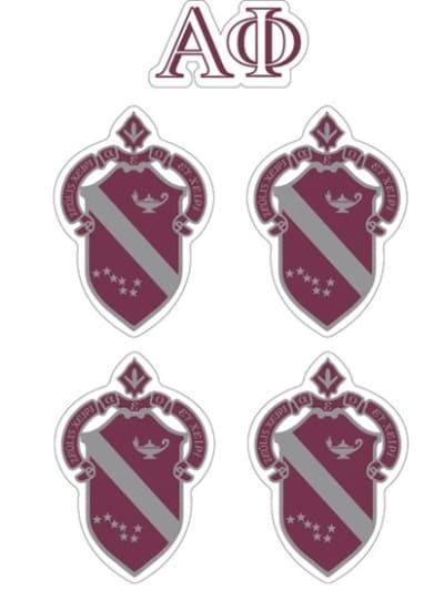 SS Crest Stickers - Alpha Phi