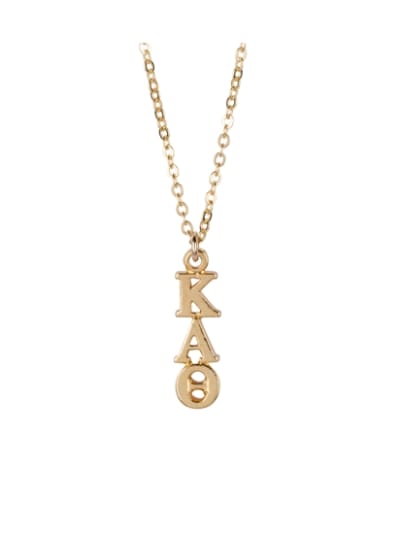 SP Gold Lavalier Necklace - Theta