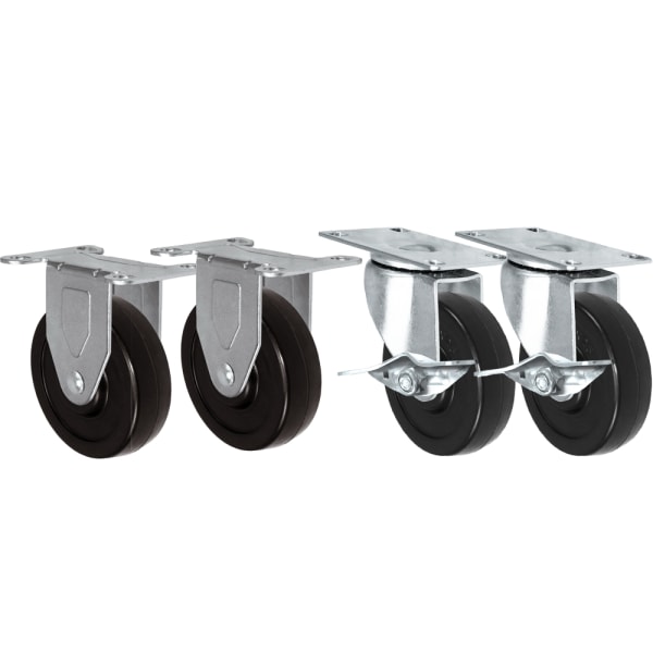 5 Casters for Rubbermaid 4400, 4500 Series - Heavy Duty