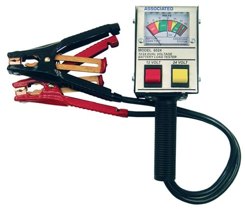 6024 Associated Battery Tester 12/24 Volt 125amp