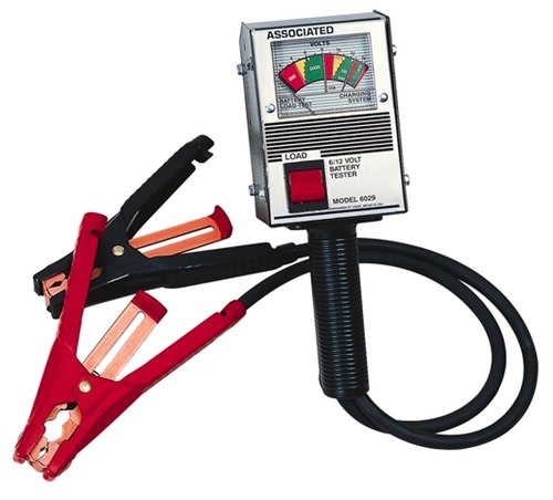 6029 Associated Battery Tester 6/12 Volt 125 Amp