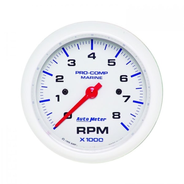 Auto Meter 200779 Tachometer White
