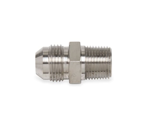 -16 AN to 3/4 NPT Stainless Steel Straight Adapter Fitting