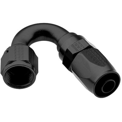 -4 AN Fragola 150Â° Reusable Hose End Black