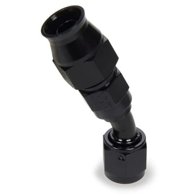 -6 AN Fragola Race Rite 30 Deg Reusable PTFE Hose End Black