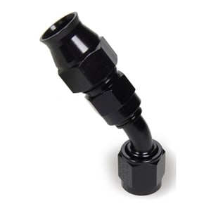-10 AN Fragola Race Rite 45 Deg Reusable PTFE Hose End Black