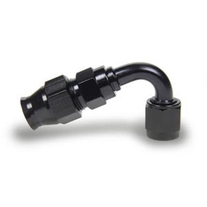 -10 AN Fragola Race Rite 120 Deg Reusable PTFE Hose End Black