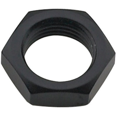 -4 AN Bulkhead Nut Black