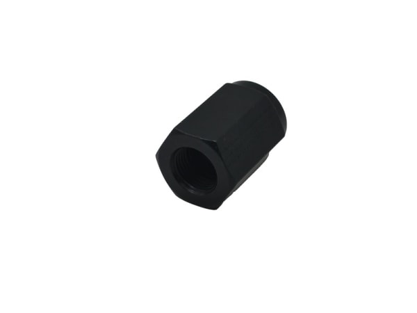 -12 AN Inline Oil Temp Adapter Black