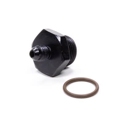Fragola -10 ORB 7/8-14 Thread to -4 AN Flare Adapter Black