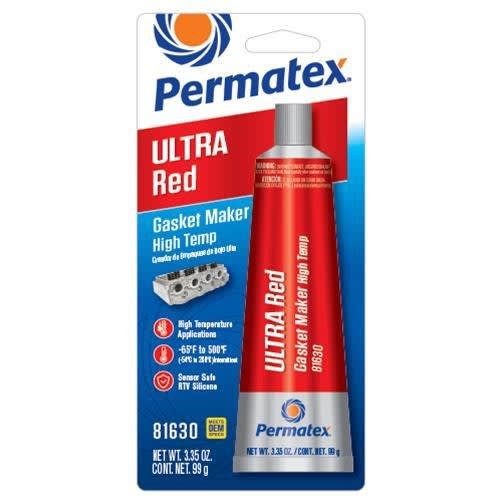 Permatex High-Temp Red RTV Silicone Gasket