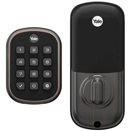 Yale YRD136-ZW2-0BP Pro SL Key-Free Keypad Deadbolt with Z-Wave Plus, Oil Rubbed Bronze