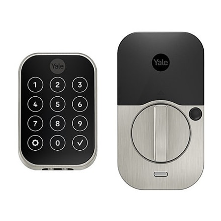 Yale YRD654-ZW2-619 Pro 2 Key Free Touchscreen Smart Lock with Z-Wave 2, Satin Nickel