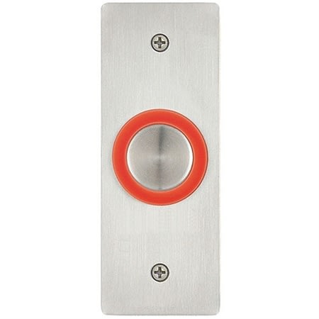 Essex PEB-1SBLANK PEB Series Narrow Piezoelectric No Graphics Switch, Stainless-Steel Faceplate