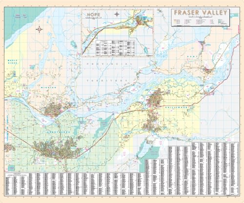 Fraser Valley Davenport Wall Map