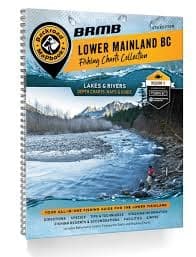 LOWER MAINLAND FISHING CHARTS BRMB.  This book includes access, docks, campsites and lodging, bathymetric lake depth charts, and up to date information available for fish species as well as stocking information for all lakes and rivers. Also included are