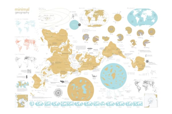 Elevate your space with this stunning Minimalist World Gold Wall Map, a unique piece of geographical art that stands out from traditional designs. This poster is ideal for modern decor, designers, and geography enthusiasts looking for a highly detailed an