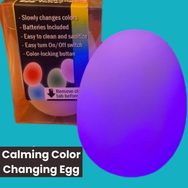Self Color Changing Egg: Silent Self-regulating Tool for Kids