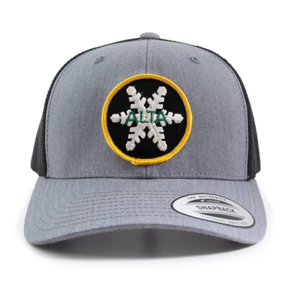 Alta Utah Ball Cap with Vintage Patch, One Size Fits All