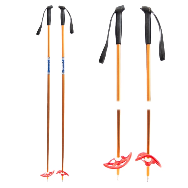 1970's Tonic Bronze Aluminum Cross Country Ski Poles