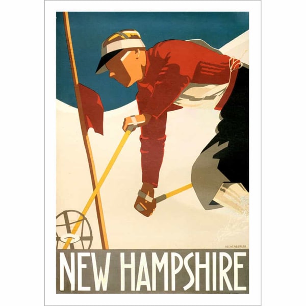 New Hampshire Ski Poster