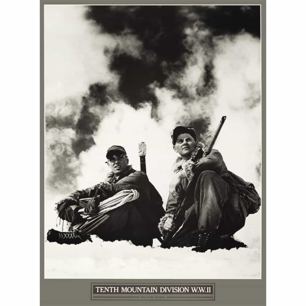 10th Mountain Division High Alpine Troopers Ski Poster 16 x 22 inches